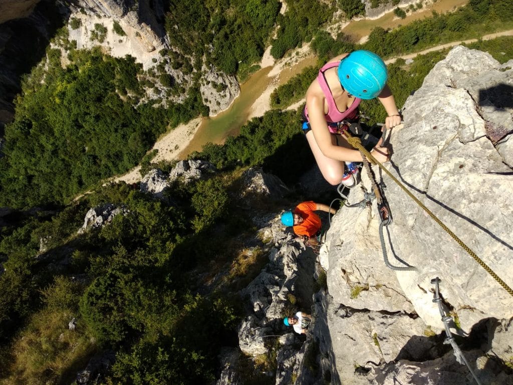 Via ferrata in Rodellar